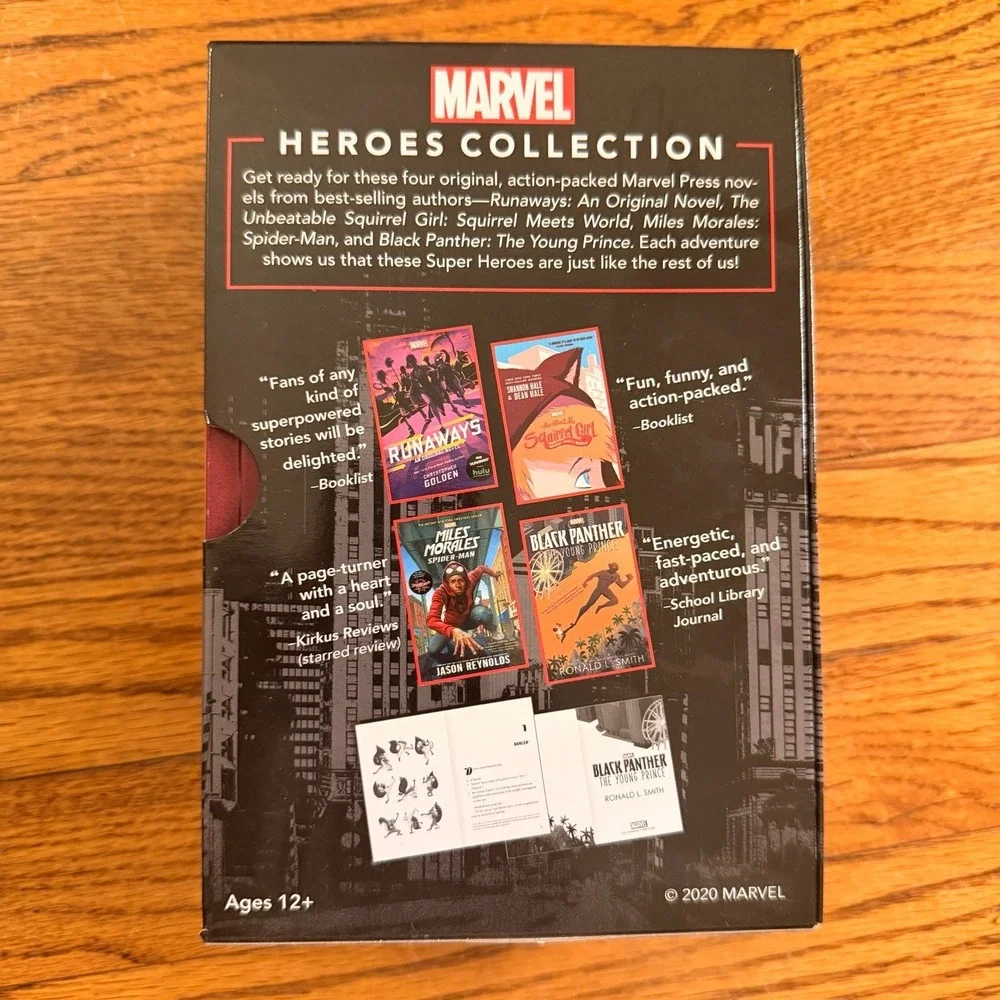 Marvel: Heroes Collection (4 Original Novels) Black Panther, Spiderman, Runaways